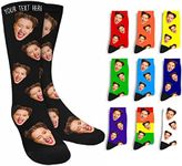 Custom Face Socks with Photo Text P