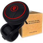 Mzone Bl Silicon Black Platinum Power Handle Car Steering Wheel Suicide Spinner Accessory Knob for Car Vehicle