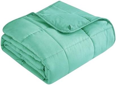 Topcee Weighted Blanket (25lbs 88"x104" King Size) Cooling Breathable Heavy Blanket Microfiber Material with Glass Beads Big Blanket Fits King & California King Beds
