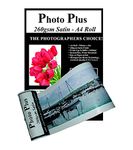 Home Media Photo Plus Professional Grade Photo Paper Rolls - 260gsm Satin / Lustre, Microporous Coated Inkjet Photo Paper - 210mm x 8mtrs, Suitable for Printing Panoramic Photos on A4 Desktop Inkjet Printers