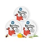 Captain Zack Pawsitively Smooth | Paw Butter for Pets | 100 gm (Pack of 3) | for All Breeds | Natural Actives | Healing, Moisturising & Repairing Paws | Cream, Wax, Balm for Dry Cracked Paws & Elbows