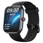 Smart Watch for Men Women - 1.91" Fitness Tracker [Bluetooth Call &Alexa Built-in] with Heart Rate Monitor, Step Counter, Sleep Monitor, Fitness Watch with 110+ Sports Modes & IP68 (Deep Black)