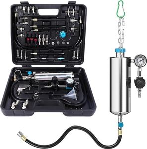 Fuel Injector Cleaner, Leecoole Automotive Non-dismantle Fuel Injector Cleaner Kit,1000ML 150PSI Fuel Injector Tester and Cleaner Fuel System Tool Set Machine for Petrol Cars