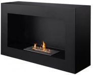 Ethanol Fireplace - Freestanding Bl