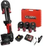 HHEWLEE MINI Propress Tool for Copper Pipe, Battery Powered Pro Press Copper Crimper tool 32KN for US Standard 1/2", 3/4", 1" Copper Tube and Stainless Steel Tube, 2.5Ah Battery Set(HZT-25M)