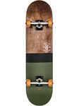 GLOBE Skateboards Half Dip 2 Complete Street Complete Skateboard, Dark Maple/Hunter Green, 8.0Fu