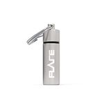 Flare Audio Capsule Silver - Tough Lightweight Aluminium, Water-Proof, Keychain