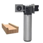 Sinoprotools Spoilboard Surfacing Router Bits 1/2" Shank,Planer Bits with Indexable Inserts,Slab Flattening & Rabbeting Flycutter Router Bit/Planing Bit (D=1-1/2",I=12mm,S=1/2")