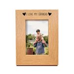 Second Ave Oak 6x4 Portrait Picture Photo Frame I Love My Grandad Gift Father's Day