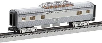 Lionel Santa Fe Add-On Vista Dome Car, Silver, Gray, Tan, Black, O Gauge