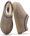 Project Cloud Slippers for Women Genuine Australian Sheepskin & Real Shearling Fur Women's Slippers - Memory Foam Womens Slippers - Fuzzy Slippers Gifts for Women Footwear (Nerita, Taupe, 8.5)