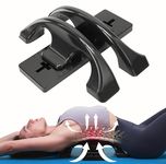 Thrival Back Stretcher - Fully Adjustable Back and Neck Stretcher and Massage Release Tool (Carbon Black) - Made in USA