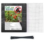 Garden Netting, 4 X 10M Bird Netting, Heavy Duty Reusable Garden Mesh Protect Plants Vegetables Fruits Flowers Ponds Against Bird Animals and Pests, With 50Pcs Cable Ties