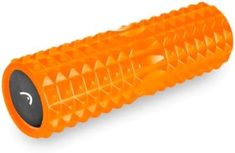 HEAD Foam Roller for Exercise | 33 CM | High Density EVA Foam | Back Roller for Back Pain Relief | Exercise Roller for Gym, Yoga | Deep Tissue Muscle Massage Roller | Home & Gym Fitness | Orange