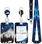 Starry Night Badge Holder Reel Lany