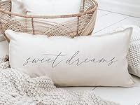 Lumbar Pillow - Sweet Dreams - Hand