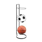Basketball Ball Storage Rack, 3 Tie