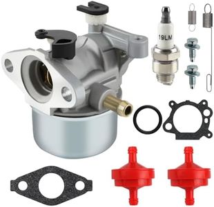 Carbhub 675 190cc Carburetor Kit for Briggs & Stratton Gold 6.25HP 6.75HP MRS Push Mower 675 190cc with Fuel Filter with Spring with Spark Plug