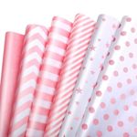 Pink Tissue Paper 120 Sheets Light Pink Tissue Paper Bulk, Tissue Paper for Gift Bags Crafts Flowers Gifts Packaging, Gift Wrapping Paper for Mother’s Day Graduation Birthdays Christmas Wedding