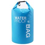 Uncle Paul Boat Dry Bags - Blue 10L Waterproof Bag for Drifting Boating Kayaking Fishing Rafting Swimming Camping Canoeing Surfing 10 litres