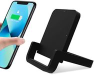 Wireless Charger, BUBEYYIE Fast 10W Charging Stand Compatible with iPhone 14 13 12 11 Pro XR XS X 8 Plus Samsung Galaxy S22 S22 S20 S10 Note 20 10 Google LG and Other Cell Phones (Black)