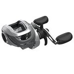 Quantum Throttle Baitcast Fishing Reel, 7 + 1 Ball Bearings with a Smooth and Powerful 7.3:1 Gear Ratio, Zero Friction Pinion, DynaMag Cast Control, and Oversized Non-Slip Handle Knobs