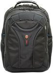 Wenger Carbon 30 Litre Laptop Backpack with Carrying Handle, Padded Shoulder Straps, 17 Inch Laptop Sleeve, For Work, School, Travel, Black, 600637