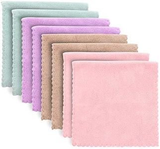 Super Soft Burp Cloths 8 Pack - Thick Baby Washcloths - Extra Absorbent - Perfect Size Large 20" by 10" - Light and Easy to Carry - Milk Spit Up Rag - Burpy Cloths for Unisex, Boy, Girl - Multicolored