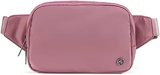 Pander Belt Bag Large 2L, Waterproof Everywhere Fanny Pack Purse for Women and Men with Adjustable Strap (Dune Pink).