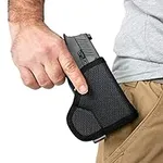 ComfortTac The Protector Premium Pocket Holster for Concealed Carry - Compatible with Most Subcompact 380 Pistols Including Glock 42, Ruger LCP, S&W Bodyguard, Sig Sauer P238, Taurus 738, and More