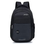 NORTH ZONE 30L Water Restant Office Laptop Bag/Backpack for Men/Women/(Black) (BLACK)