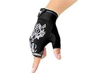 Kids Children Sports Half Finger Gloves Mittens Breathable & Non-slip Cycling Gloves Shockproof Fingerless Gloves for for Riding Motorcycle Bike Camping Hiking Climbing Fitness UV protection Gloves