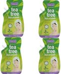 4 x Australian Tea Tree Peel-Off Mask Deep Cleansing Lifts Dirt, Unblock Pores, Remove Blackheads, Peel Away Dead Skin Cells, 50 ml