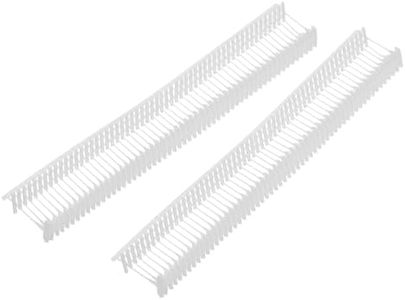 MECCANIXITY Standard Tagging Fasteners,Plastic Regular,Standard Label Gun Price Tagging Barbs for Garment Price Tag Label Tagging Barbs 10mm/0.39 Inch,Pack of 1000 White