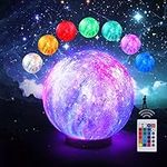 3D Galaxy Ball Moon Lamp - 16 Color