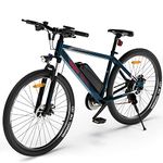 Eleglide M1 Electric Mountain Bike, 27.5" Electric Bicycle Commute E-bike with 36V 7.5Ah Removable Battery, LED Display, Dual Disk Brake, Shimano 21 Speed, MTB for Teenagers and Adults