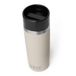 YETI Rambler 16 oz Travel Bottle, Stainless Steel, Vacuum Insulated with Leakproof Commuter Cap, Cape Taupe
