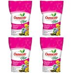 Osmocote 274850 Plus Outdoor and Indoor Smart Release Plant Food Plant Fertilizer (4 Pack), 8 lb