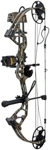 Gamekeeper Royale Ready to Hunt Youth Compound Bow Package with 5-50 lb. Draw Weight, Right Hand, Mossy Oak Bottomland