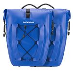 ROCKBROS Bike Pannier Bag 25L-32L 100% Waterproof Rear Rack Bike Bag Bicycle Bag for Rear Carrier Bike Handbag for Cycling Touring Travelling