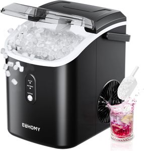EUHOMY Nugget Ice Maker – Countertop Chewable Ice Machine
