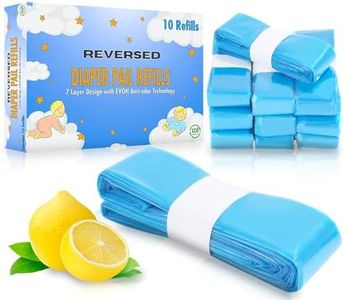 REVERSED® Pack 10 Recambios para Papelera de Pañales Compatibles con Tommee Tippee Sangenic Twist & Click Angelcare, Recambio Para Contenedor de Pañales, Recambio Papelera pañales bebe