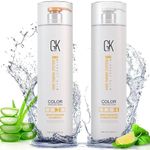 GK HAIR Global Keratin Moisturizing Shampoo and Conditioner Set Color Protection Organic Oil Extracts Hydration Strengthening Hair Sulfate Free for Women, Men All Hair Types (Moisturizing Duo 1000ml)