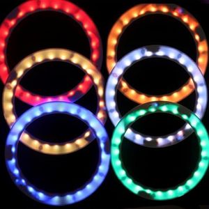 PEHHAH Led Juggling Rings Rechargeable Light Up Juggling Rings Multiple Colors with Charger Set of 3