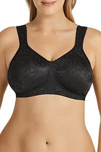 Playtex Women's Cotton Blend Ultimate Lift & Support Bra, Black, 16C