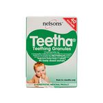 Teetha Baby Teething Granules (40 Sachets) 3+ Months, Homeopathic Relief For Soothing & Calming Teething Symptoms, Baby Teething Ready-Dosed Sachets