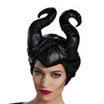 Disguise Women's Disney Maleficent Movie Horns Costume Accessory, Black, Adult