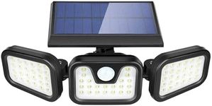 Harloon Solar Outdoor Lights, 1200LM Super Bright Motion Sensor Outdoor Light, IP65 Waterproof Wide Angle 6500K Solar Powered Security Flood Lights for Outside Garage Yard Patio