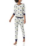 Amazon Essentials Women's Disney Star Wars Marvel Snug-Fit Cotton Pajamas, Star Wars Winter, Large