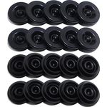 iBroPrat 20PCS 1.98" Trailer Hub Cap Rubber Plugs,Trailer Axle Bearing Dust Cap Cup Grease Cover Rubber Plugs,Bolt Trailer Axle Wheel Bearing and Hub Dust Cap Plugs for Most 2000 to 3500 Pound Axles